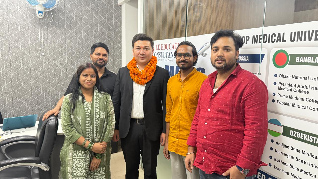 Namangan State University Representative Visits Nile Education for Partners Meet 2026